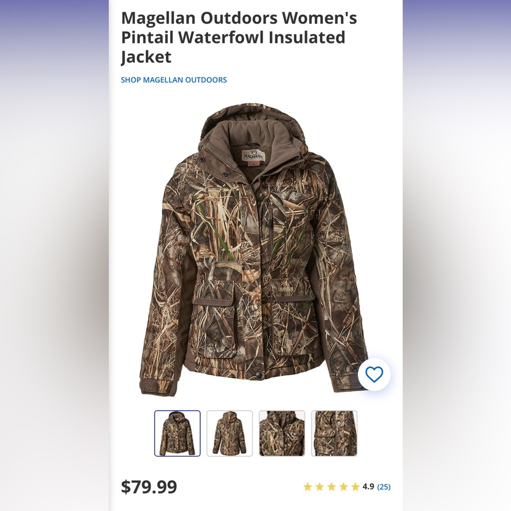Women’s Magellan Camouflage Insulated Hunting Jacket